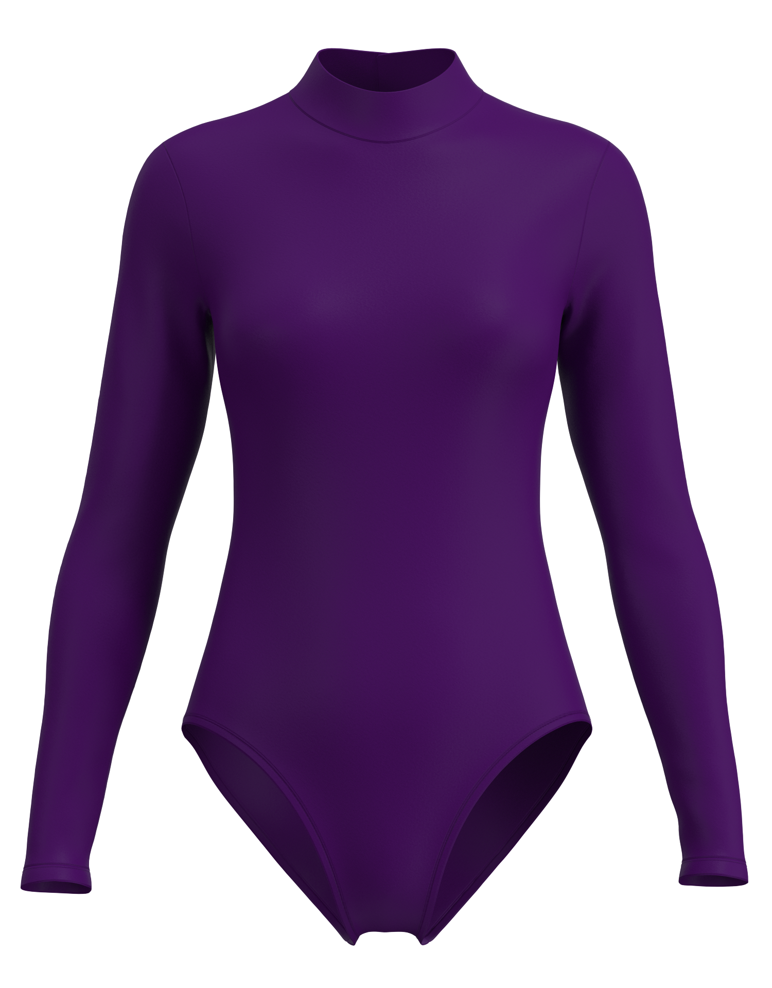 Mock Neck Long Sleeve Leotard