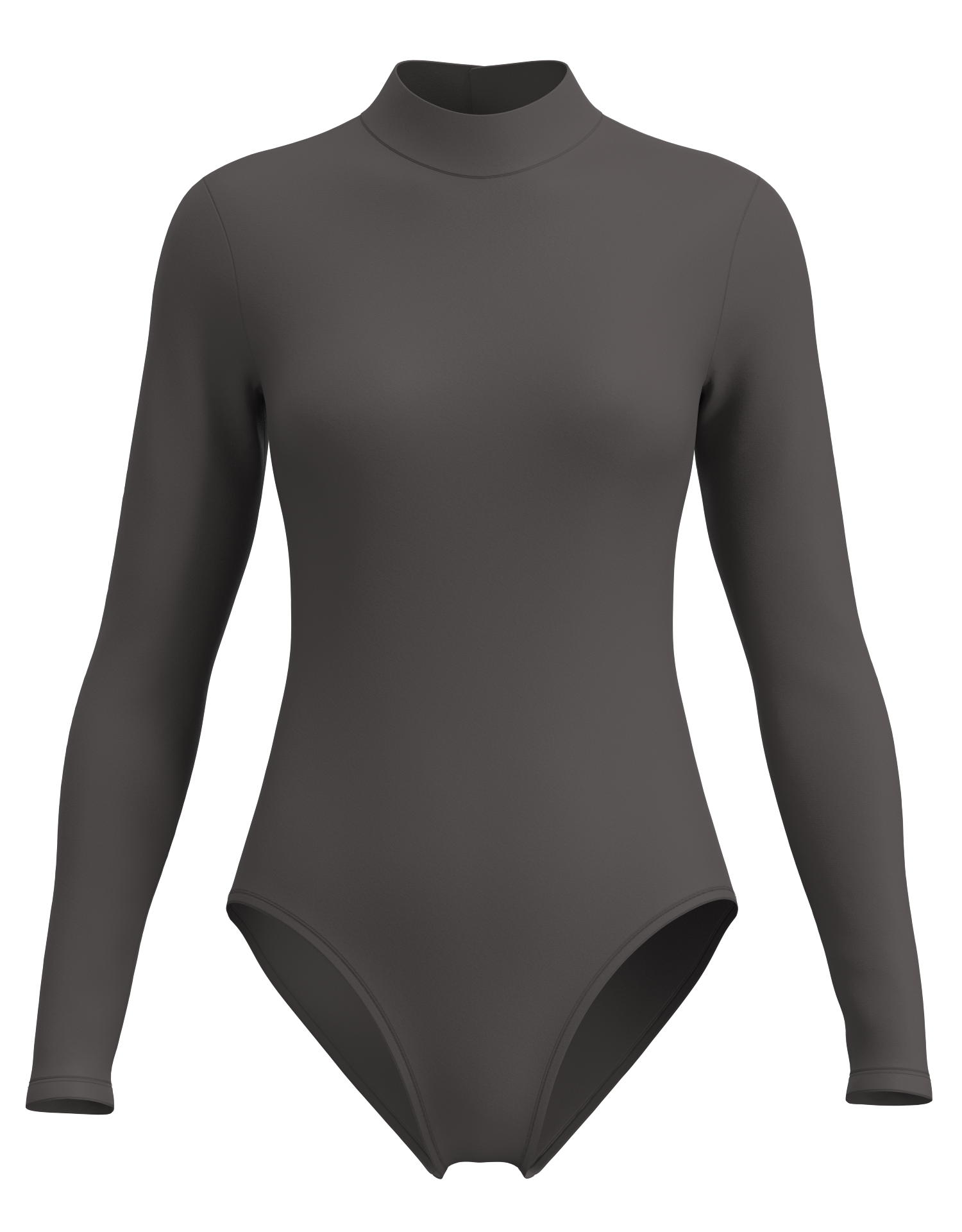 Mock Neck Long Sleeve Leotard