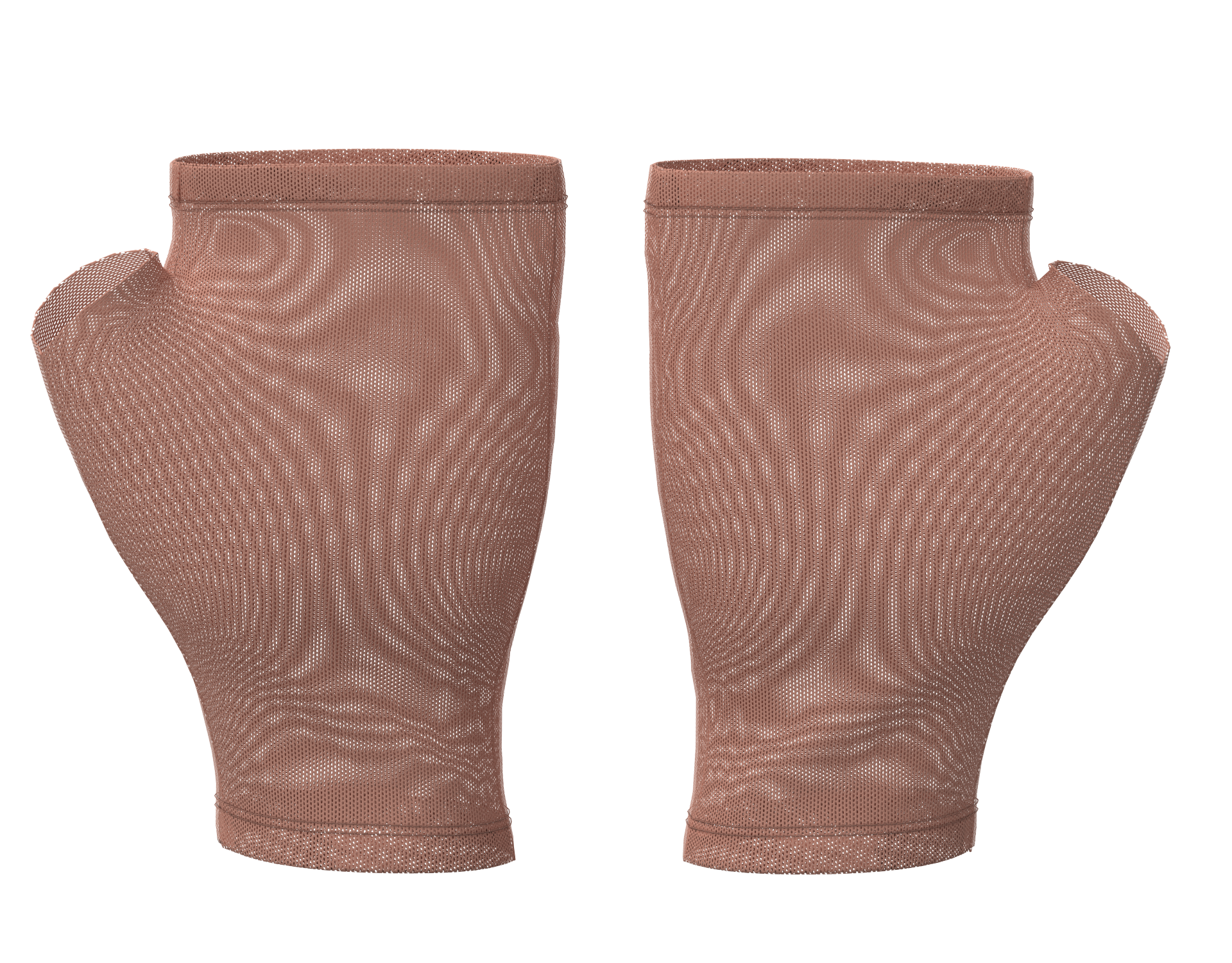 Mesh Fingerless Gloves