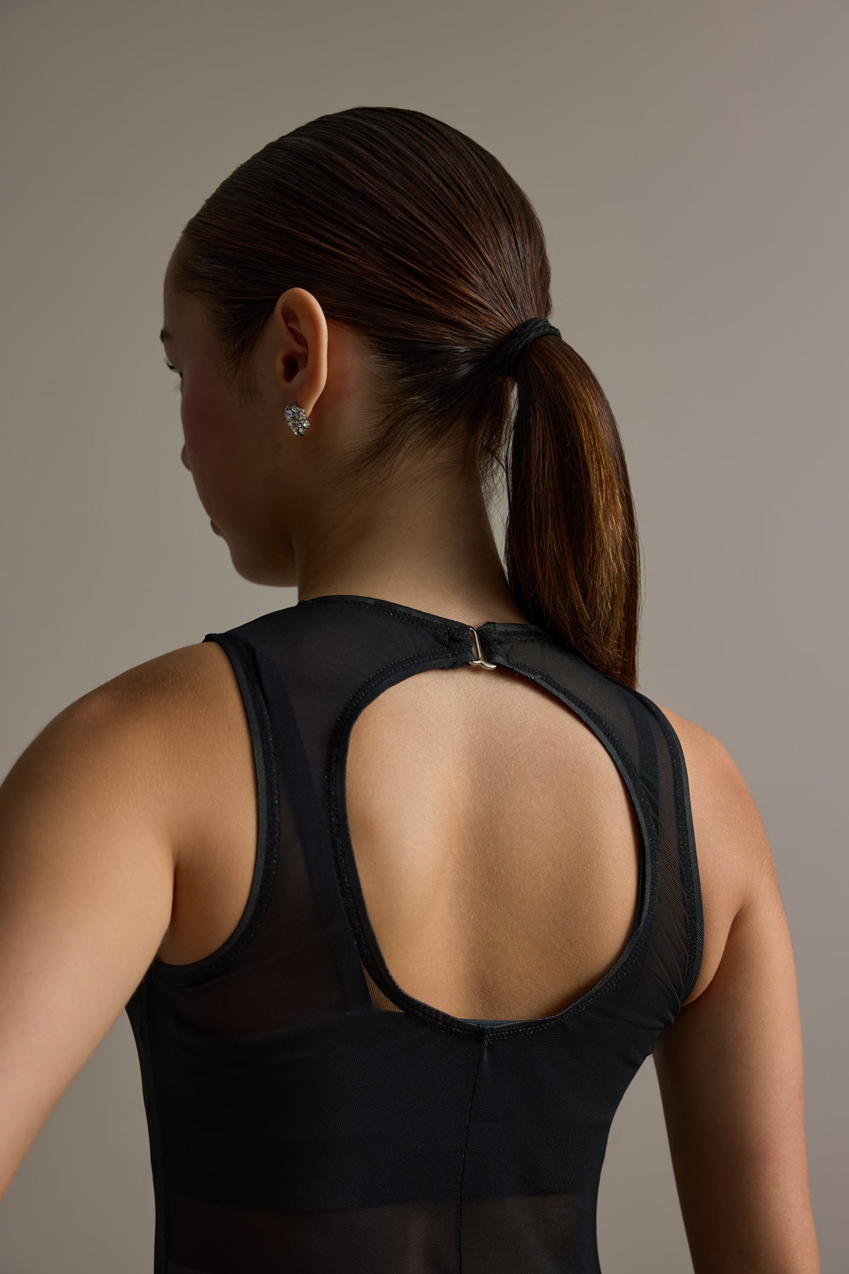 Mesh Boatneck Biketard