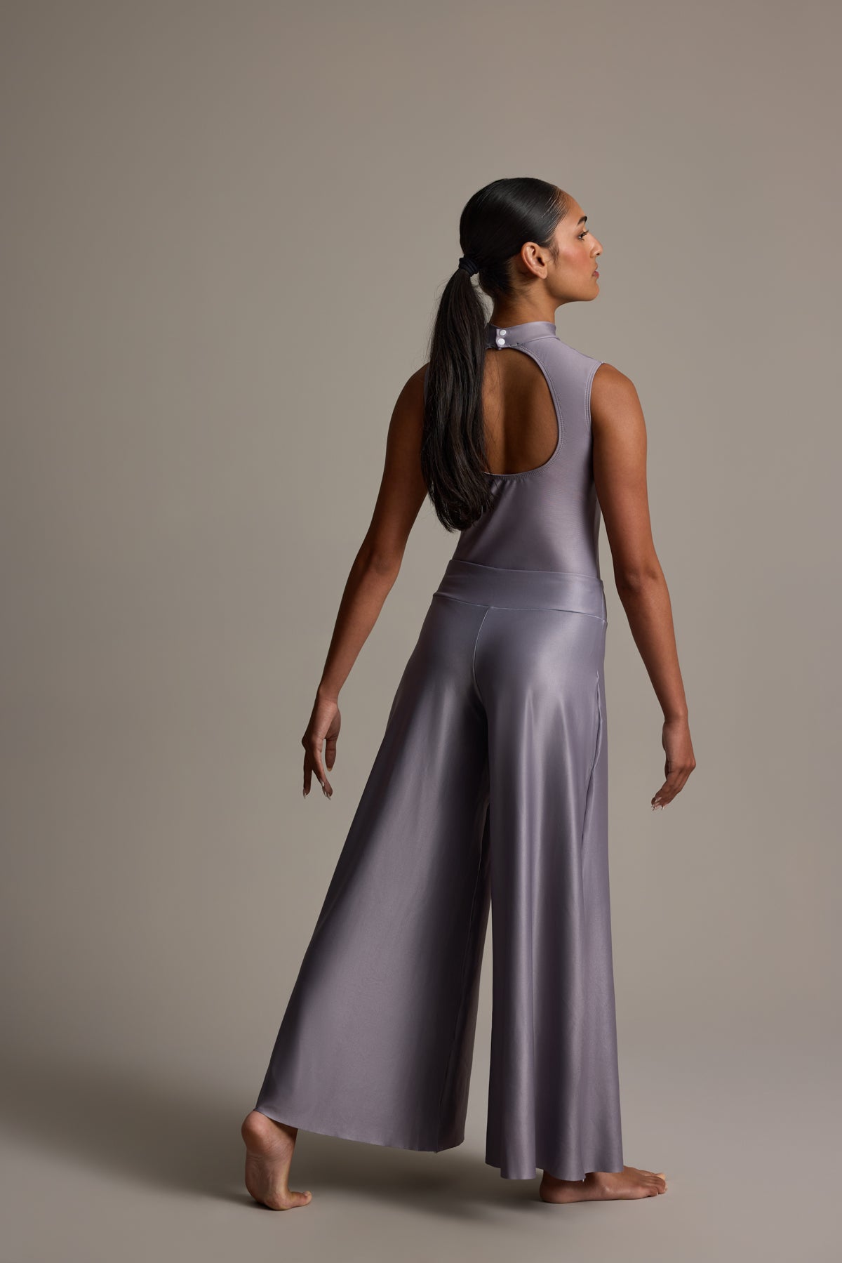 Mock Neck Sleeveless Leotard
